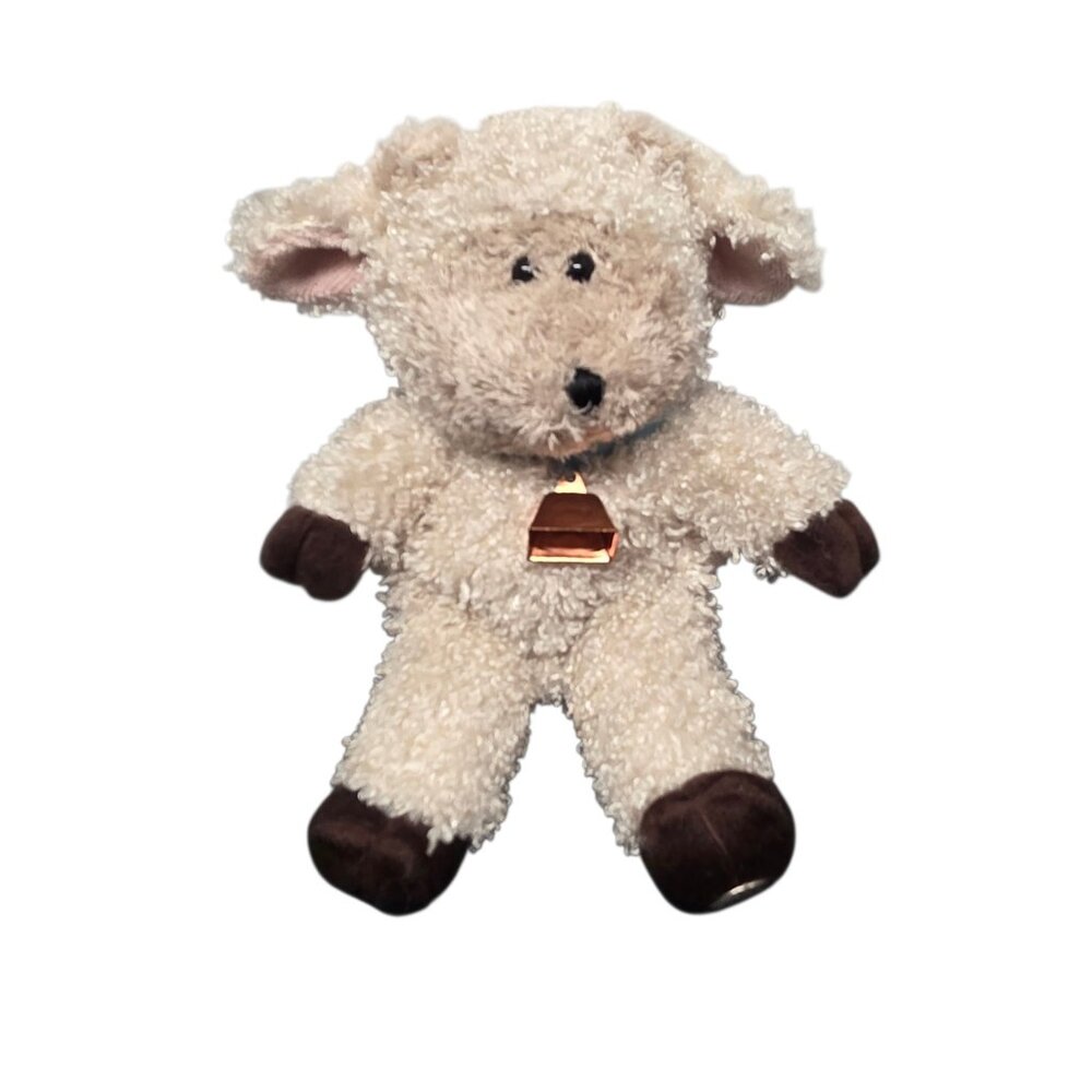 Starbucks 31st Bearista 2004 Plush Beanie Bear Dressed as Lamb with Cow Bell